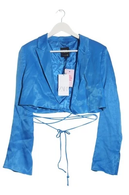 ZARA Blazer court Dames Blazer T EU 40 bleu style décontracté - Photo 1/4