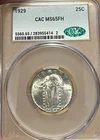 1929 CAC MS65FH Standing Liberty Silver Quarter