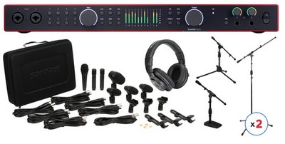 Focusrite Casey Cooper Scarlett Drum Recording Bundle