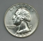 1955-D 90% Silver Washington Quarter Uncirculated Choice BU from original roll