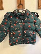 Ralph Lauren Polo Bears Water Repellent Down Puffer Jacket Coat Toddler Boys 5T