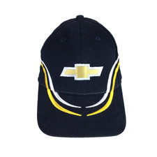 Chevrolet Hat Black Baseball Cap Headwear Professionals Chevy Certified Service