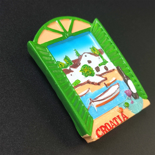 Republika Hrvatska Croatia Fridge Magnet Refrigerator Sticker Resin Souvenir - Picture 4 of 5