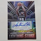 Antione Carr 2022-23 Obsidian Lightning Strike Signatures Blue Autograph  69/99