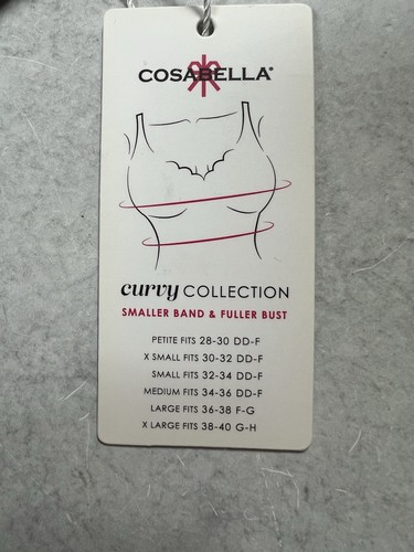 Cosabella Never Say never Curvy bralette wireless Purple Sz Small 32-34 DD-F - Picture 2 of 3