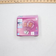  2-Pk Phillips Dimmable Energy Saving LED Light Bulb Daylight 5000K 40W 556886