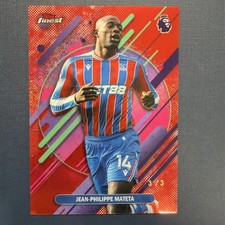 2025-26 Topps Finest Jean-Philippe Mateta Red Refractor 3/3 SSP Crystal Palace