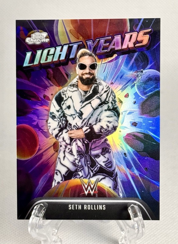 2026 Topps Chrome Cosmic WWE Seth Rollins Light Years Case Hit SSP