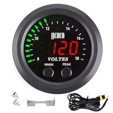 Voltage Meter Kit Dc 12v Voltmeter Red Digital Led 2inches 52mm Digital Volt Gau Voltage Meter Kit Dc 12v Voltmeter Red Digital Led 2inches 52mm Digital Volt Gau