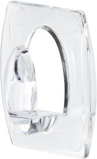 Command Clear Mini Hooks With Strips Pack of 24 Hooks Hanging Upto 225g USED 0.44 per strip