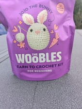 The Woobles JoJo the Bunny Crochet Beginners Kit  Hook NEW - Shark Tank