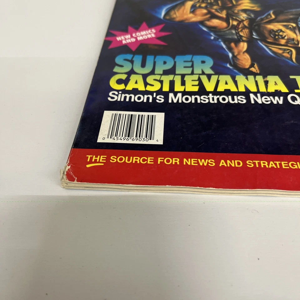 Revista Nintendo Power Super Castlevania IV Vol. Póster 32 enero 1992 Foto 2 de 4