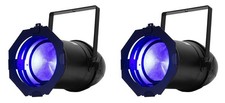 2 American DJ ADJ Par Z150 RGBA 150 Watt RGBA LED DMX Par Can Lights