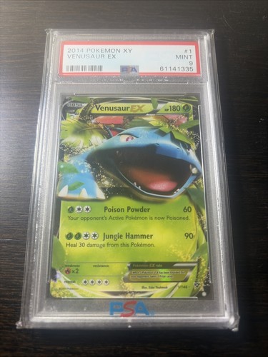 Venusaur-EX graded PSA 9 for sale on eBay