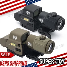 558+G43 Magnifier QD Side EXPS3-2 Holographic Red&Green Dot Sight Reflex