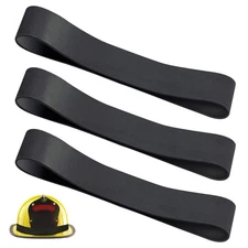 Firefighter Helmet Band, Fire Helmet Rubber Strap, Heavy Duty Firefighting Hat B