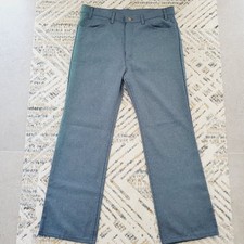 VTG Levi's Sta-Prest Big E Pants Mens 1960's Trousers Retro Slacks Bootcut 38X31
