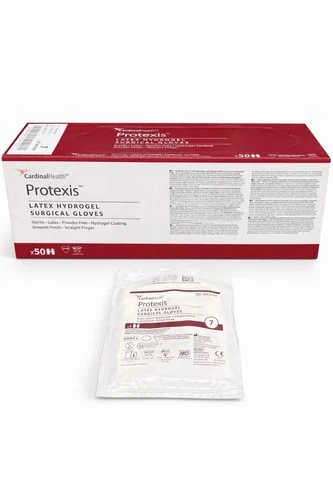 Protexis Latex HYDROGEL Coating Gloves size 7 Sterile 1 Box of 50 pairs