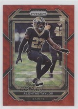 2022 Panini Prizm Rookies Red Wave Prizm 4/149 Alontae Taylor #392 07i7