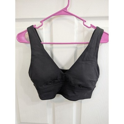 Lululemon Align V-Neck Women Black Padded C/D Cup Nulu Sports Bra NWT - Size 8