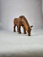 Stunning vintage horse figure - Norwegian folk art - Scandinavian carving art -