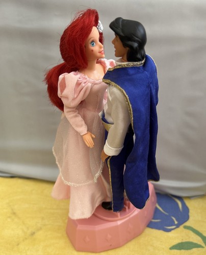 1996 Rare Mini Mattel Disney Dancing Princess Little Mermaid Ariel Prince Eric - Picture 9 of 9