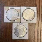 1921 Morgan Silver Dollar Lot Of 3