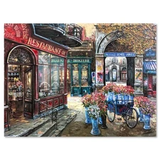 Vadik Suljakov, "Passage Remee-Ponty" Hand Embellished Limited Edition Printer's