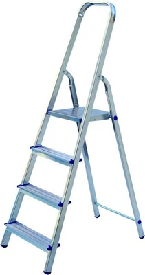 Escalera 3 4 5 6 7 8 Profesional / Plegable / Aluminio / EN131 / 150kg Foto 1 de 4