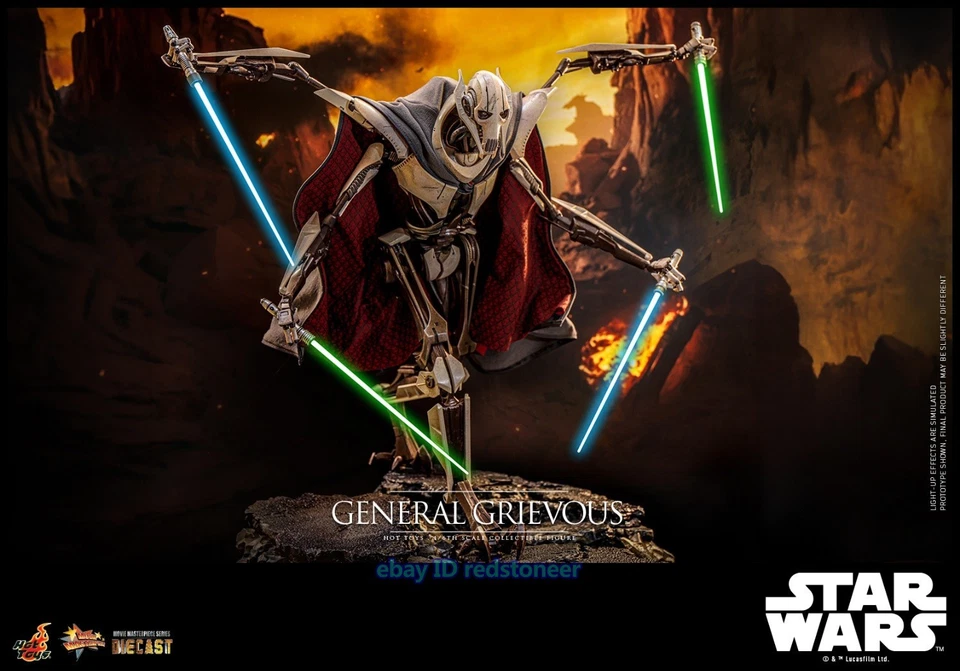 HOTTOYS General Grievous Star Wars 1/6 Action Figure Model Collection 12'' - Image 4 of 4