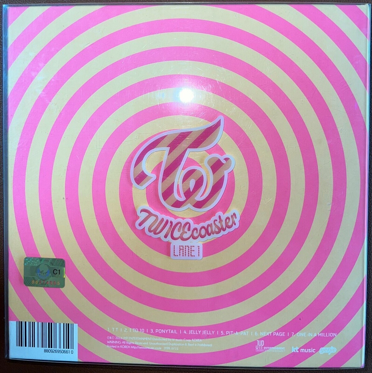 TWICE [TWICE COASTER : LANE 1] Autographed Signed Album