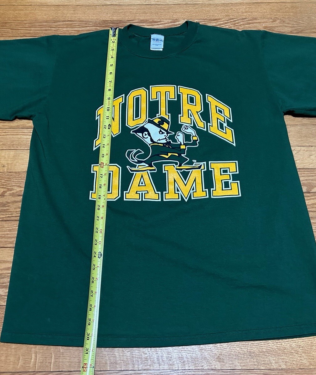 90s Champion NCAA公式 Notre Dame #3 ゲームシャツ Vtg 90s University Of Notre Dame NCAA Big Print T-shirt Size XL | eBay
