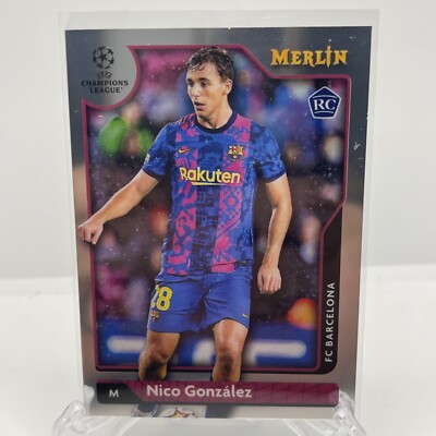 2021-22 Topps Merlin UEFA Nico Gonzalez RC #80 FC Barcelona | eBay