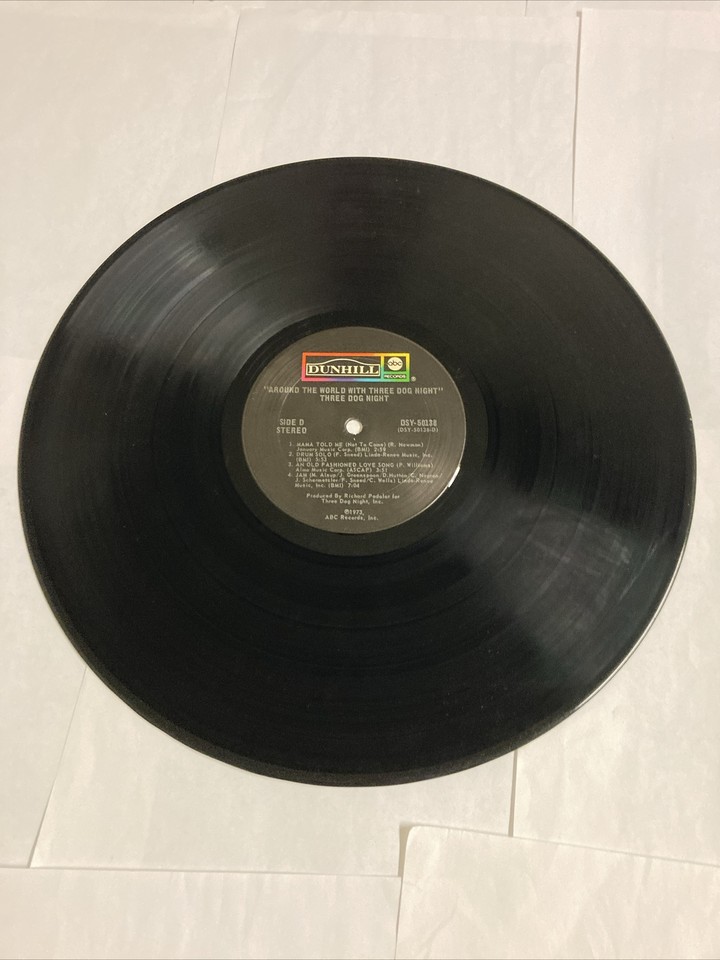 “Around The World With Three Dog Night” 2 LP Set DSY50138 Vinyl