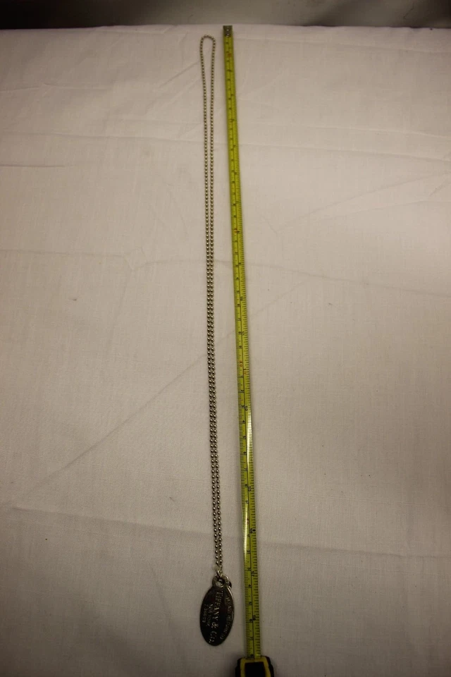 Tiffany & Co New York T36698 925 Argento Sterling Collana - Immagine 2 di 4