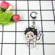 Haikyuu Anime Cosplay Keyring Bag Charm Keychain Key Pendant Harajuku Gift 8