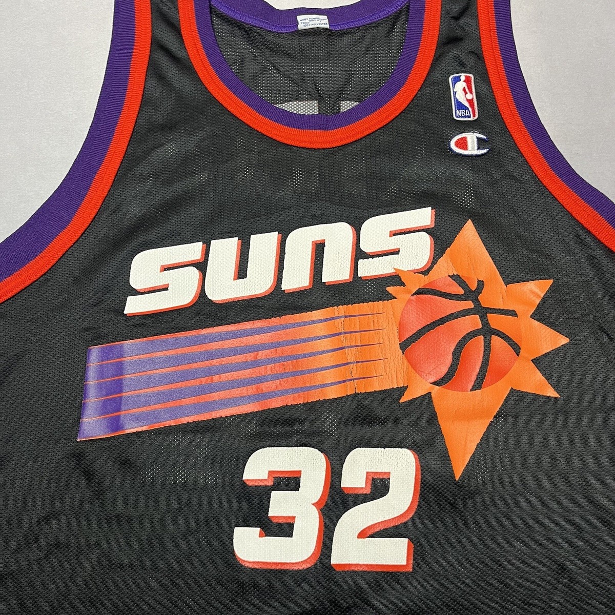 Vintage 90s Signed Phoenix Suns Jason Kidd Champion Jersey