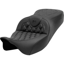 Saddlemen 808-07CF-182 Roadsofa Seat Lattice Stitch Carbon Fiber - 08-23 Touring