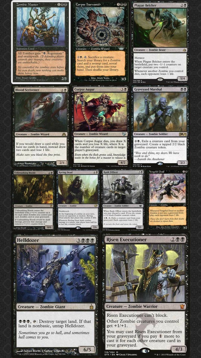 Sidisi, Undead Vizier ZOMBIES Commander Deck Magic MTG Ready-to