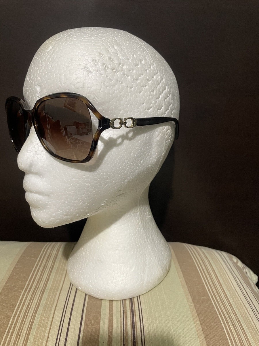 womens Designer COACH Tortoise Frame SUNGLASSES w/Case  display picture 3