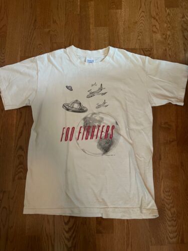 Foo Fighters 1996 UFO Tour Tee, with Tour dates La