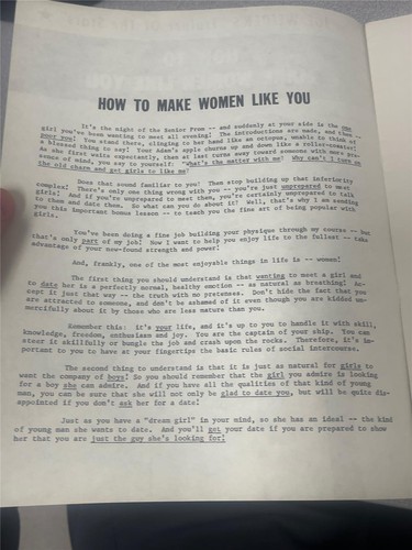 JOE WEIDER "How to make women like you" bodybuilding muscle course/booklet 1959 - Picture 2 of 7