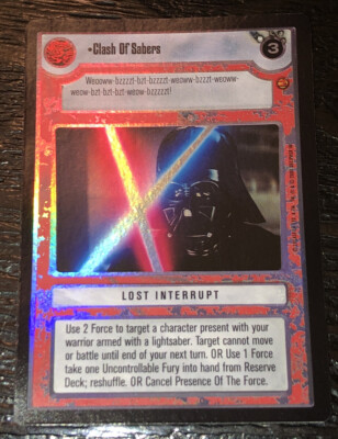 Original Star Wars TCG Clash of Sabers CCG Tournament Promo Foil Mint