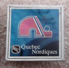 Very beautiful mirror pin NHL Quebec Nordiques
