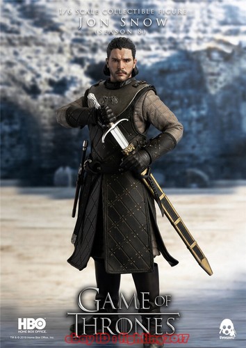 Reloj Threezero 1/6 Juego de Tronos Jon Snow 2.0 Comandante de la Noche INSTOCK - Imagen 8 de 12