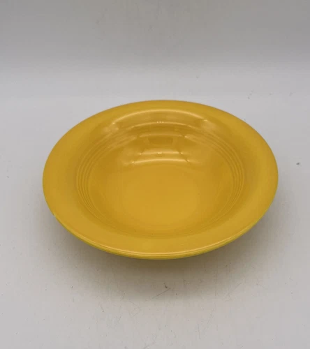 Harlequin Yellow Fruit Bowl Vintage HLC Homer Laughlin Fiesta WV USA 1940’s