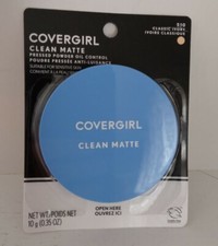 Covergirl Clean Matte Pressed Powder 510 Classic Ivory Oil Control