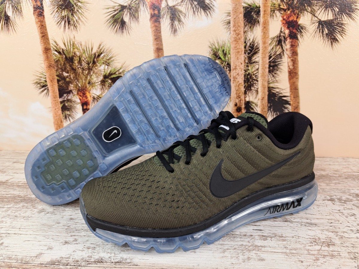 (取寄) ナイキ メンズ エアー マックス プレミアム Nike men Air Max Nuaxis Premium Cargo Khaki/Soft Pearl/Cargo Khaki Nike Air Max 2017 Cargo Green Black Sneakers 849559-302 Men's Size