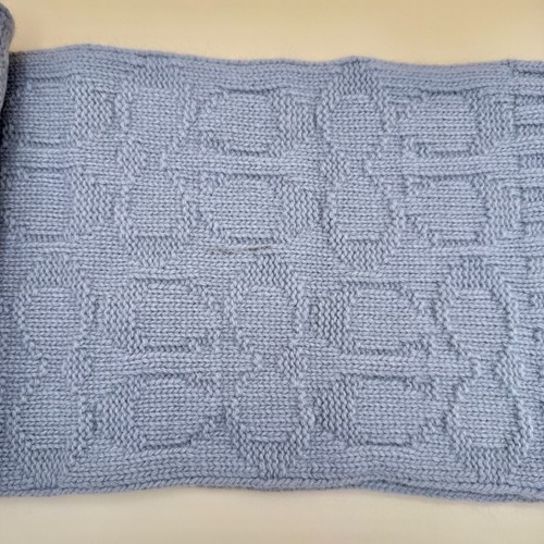 Coach Signature C -Logo Gray Angora & Wool Blend Scarf 10" X 60" ~ AS IS - 第 9/12 張圖片