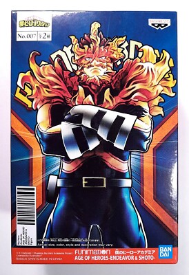 My Hero Academia  ENDEAVOR #007 Age of Heroes  Bandai figure New